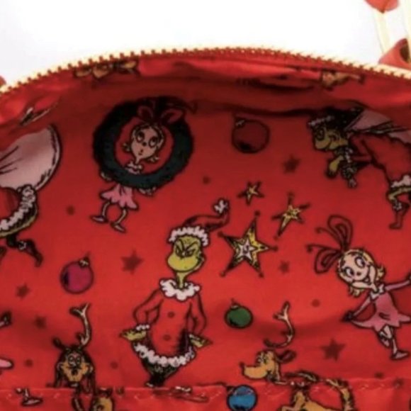 Loungefly Dr. Seuss The Grinch Chimney Thief Mini Backpack